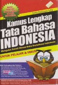 Image of Kamus lengkap tata bahasa Indonesia