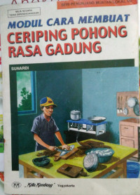 Image of Modul cara membuat ceriping pohong rasa gadung