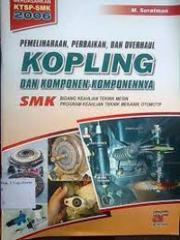 Image of Pemeliharaan, perbaikan, dan overhaul kopling dan komponen-komponennya