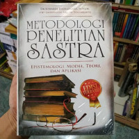 Image of Metodologi penelitian sastra